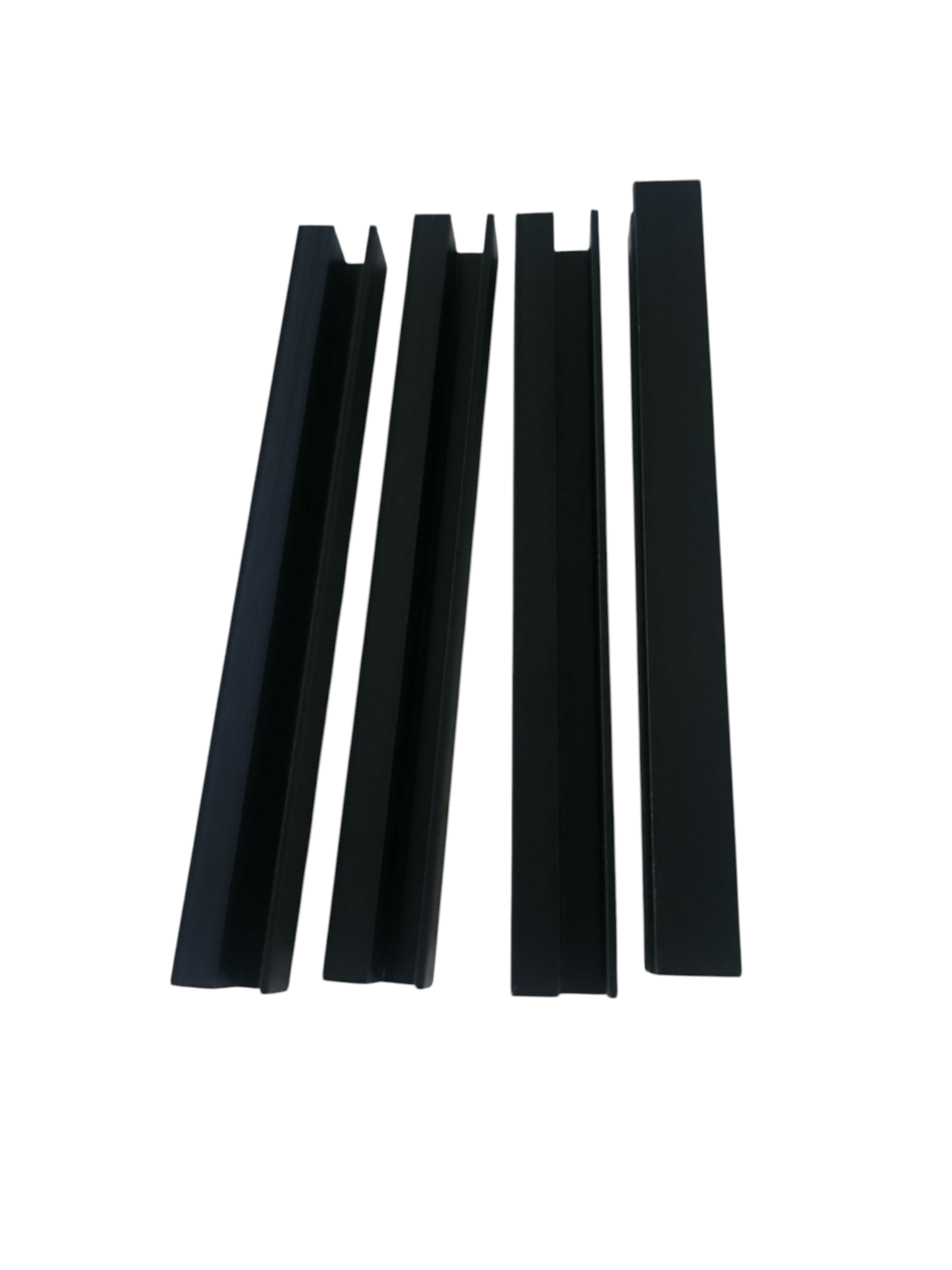 Buhar Camı Sürme Kızak 12 mm akvaryum camına Renk: Siyah