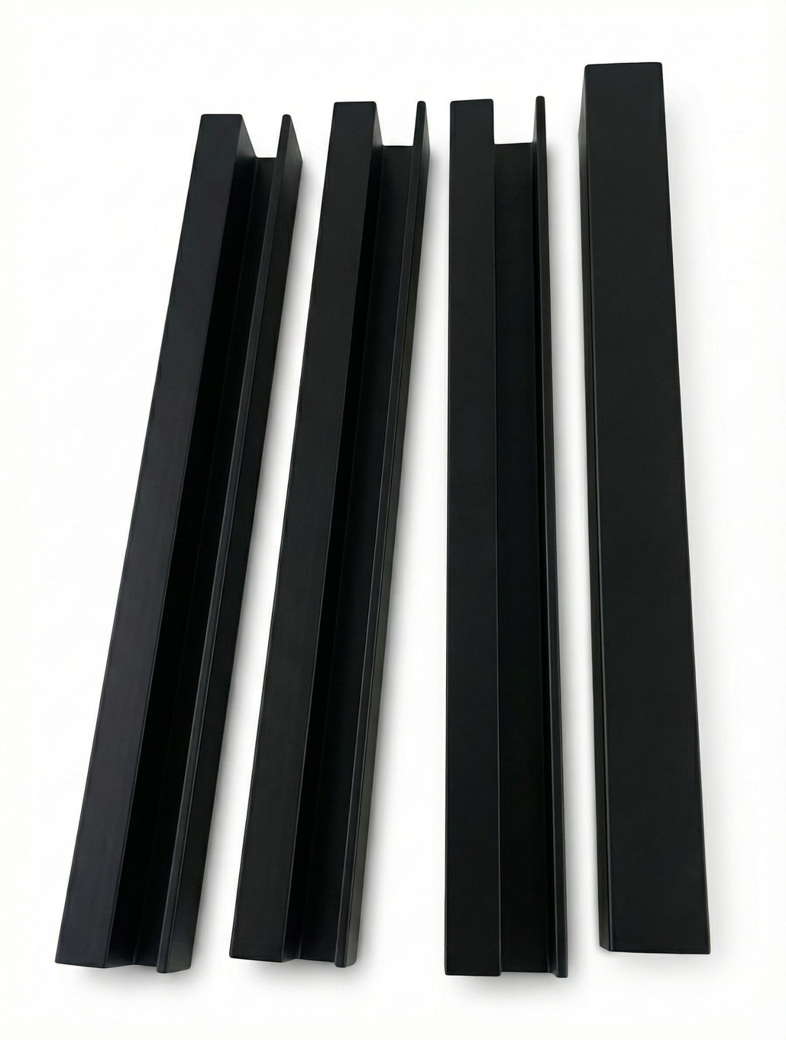 Steam Glass Sliding Slide for 6 mm aquarium glass Color: Black