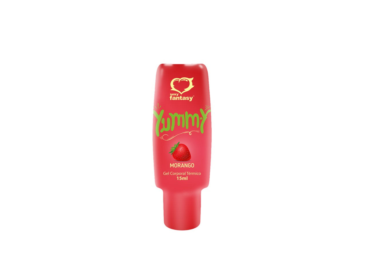 Gel Térmico Comestível para Sexo Oral Yummy MORANGO 15 ml - Sexy Fant