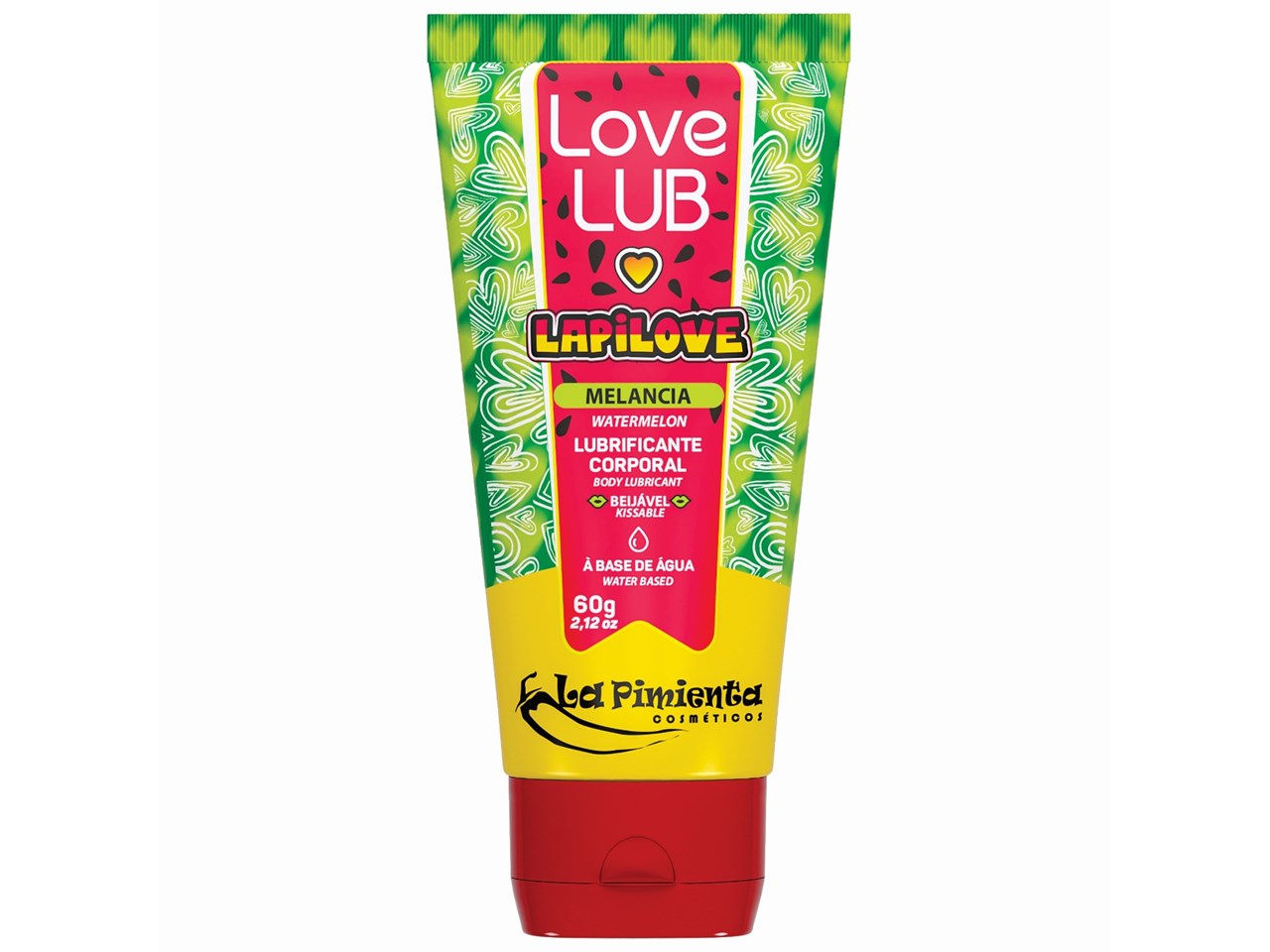 Lubrificante beijável MELANCIA Lapilove Love Lube - 60g - La Pimienta