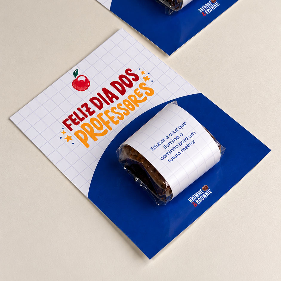 Mini Brownie c/ Cartão