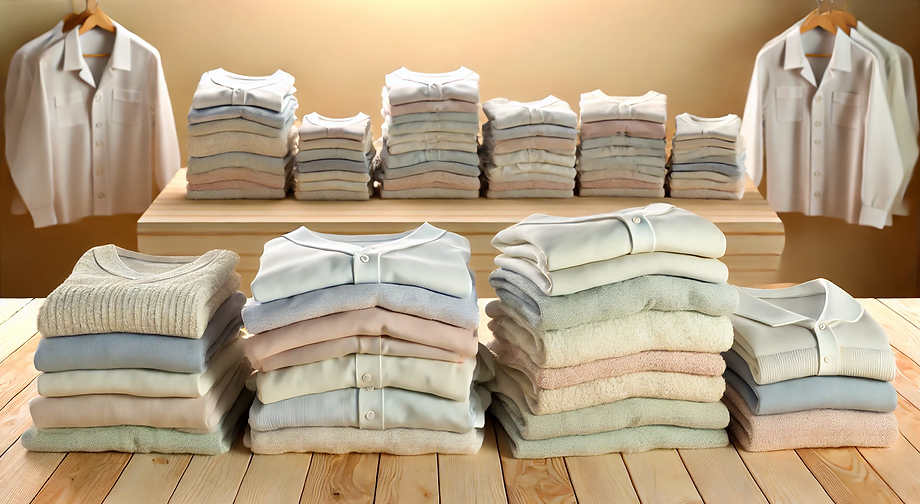 Image of folded laundry