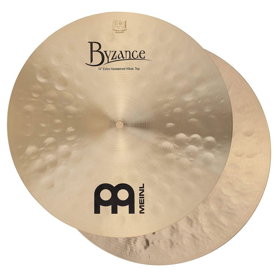 Meinl 14" Byzance Traditional Extra Hammered Hi Hats