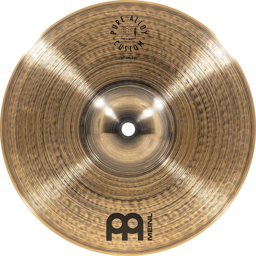 Thumbnail: Meinl 10" Pure Alloy Custom Splash Cymbal - Front View