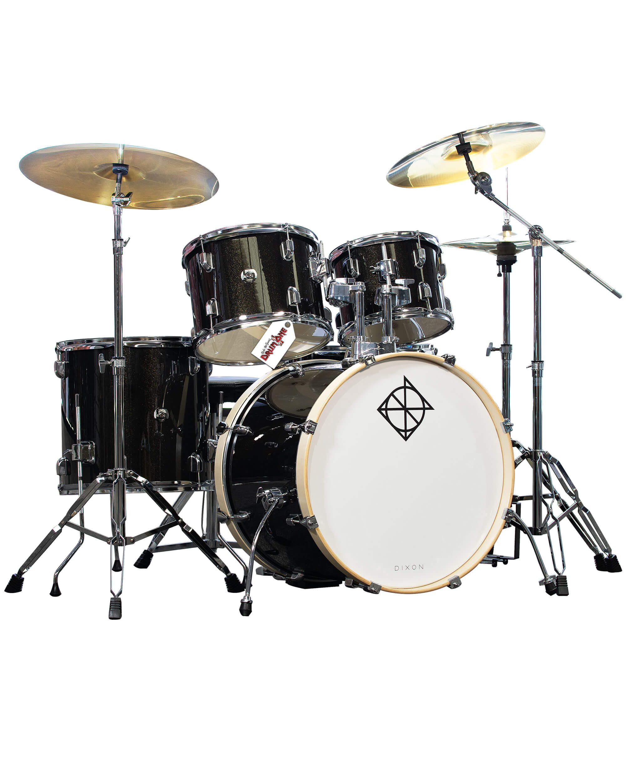 Dixon Spark 20" Complete Drum Kit - Misty Black