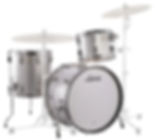 Ludwig Classic Maple Fab 22" 3 pc Shell Pack - Silver Sparkle