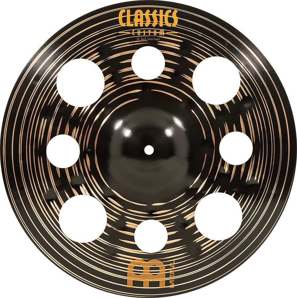 Thumbnail: Meinl 16" Classics Custom Dark Trash Crash Cymbal - Front View