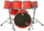 British Drum Co. Founders Reserve Legend 6pc Shell Pack - Rosso Corsa Red