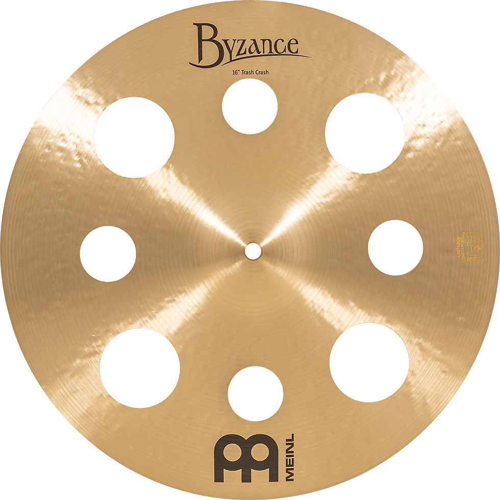 Thumbnail: Meinl 16" Byzance Traditional Trash Crash Cymbal - FRONT VIEW