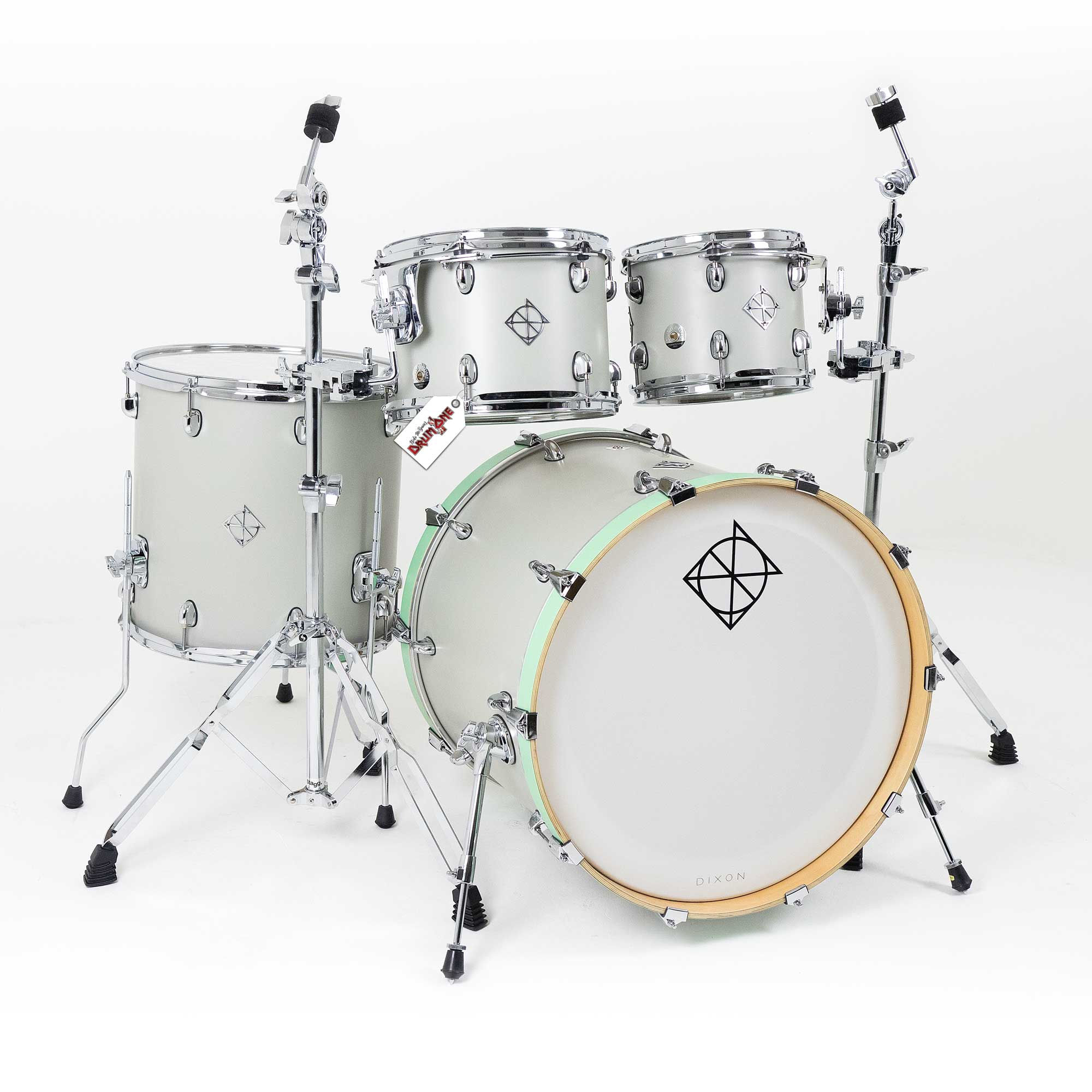 DIXON Cornerstone Hybrid 22" 4pc Shell Pack in Satin Cement Grey