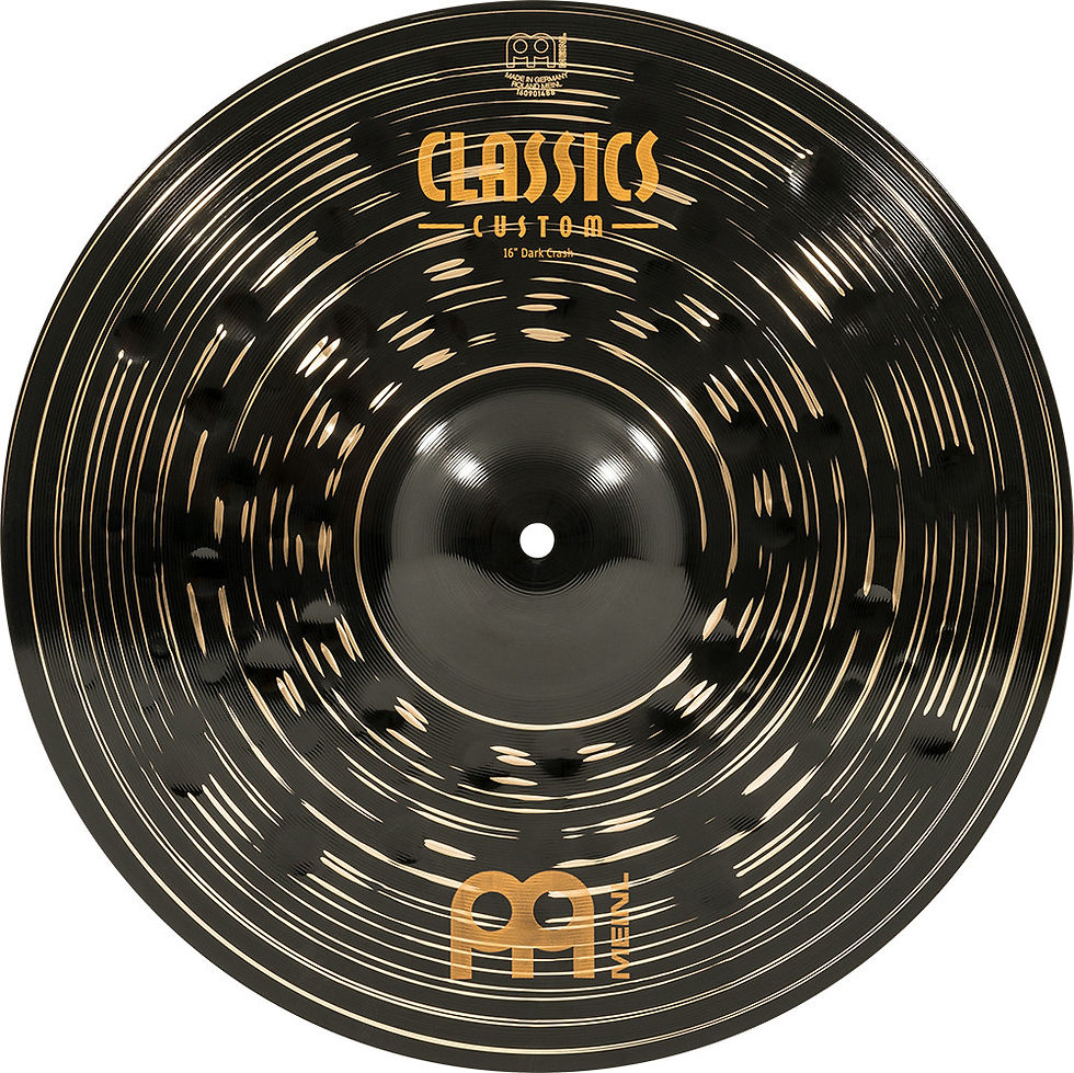 Thumbnail: Meinl 16" Classics Custom Dark Crash Cymbal - Front View