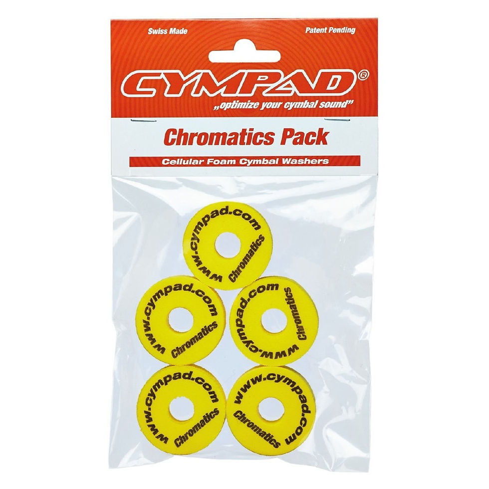 Cympad Chromatics Cymbal Pads 5pk YELLOW 40/15mm