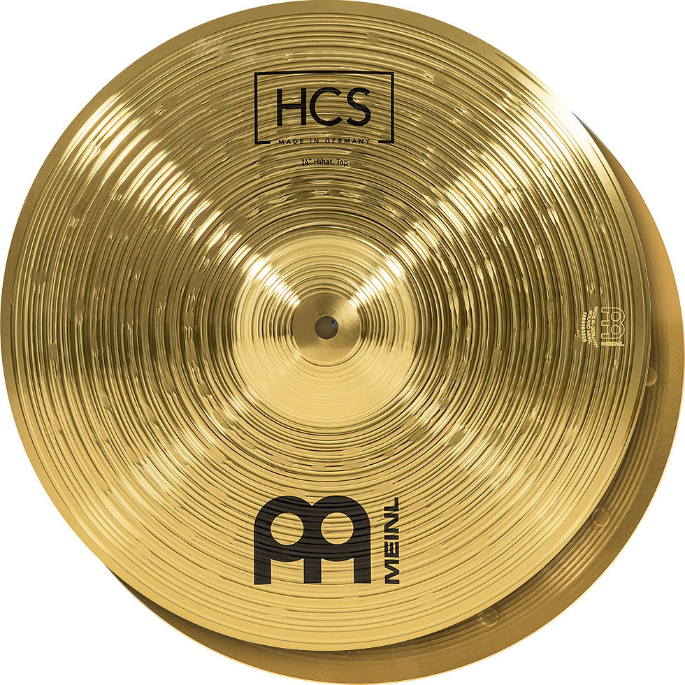 Thumbnail: Meinl 14" HCS Hi Hat Cymbals - Front View