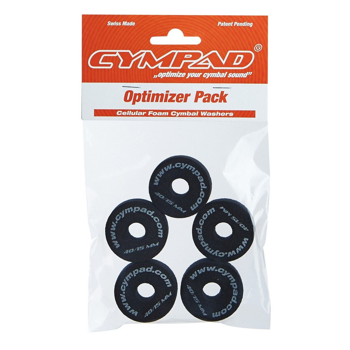 Cympad Optimizer Cymbal Pads 5pk 40/15mm
