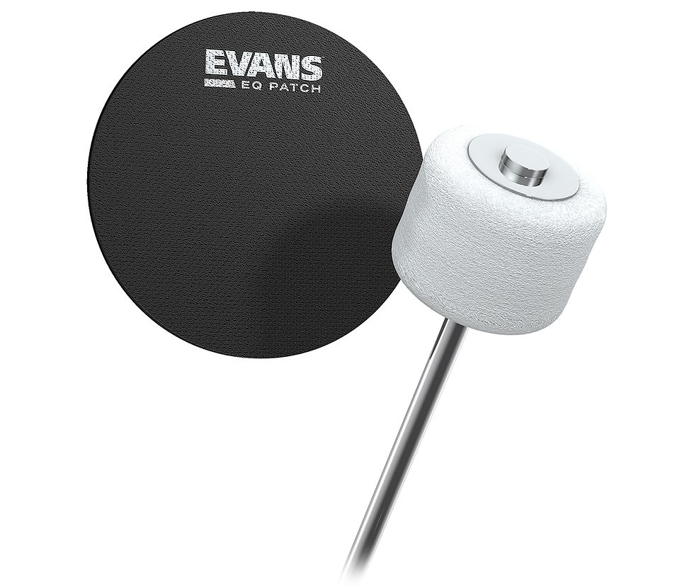 Thumbnail: Evans Single EQ Black Nylon Bass Drum Beater Patch