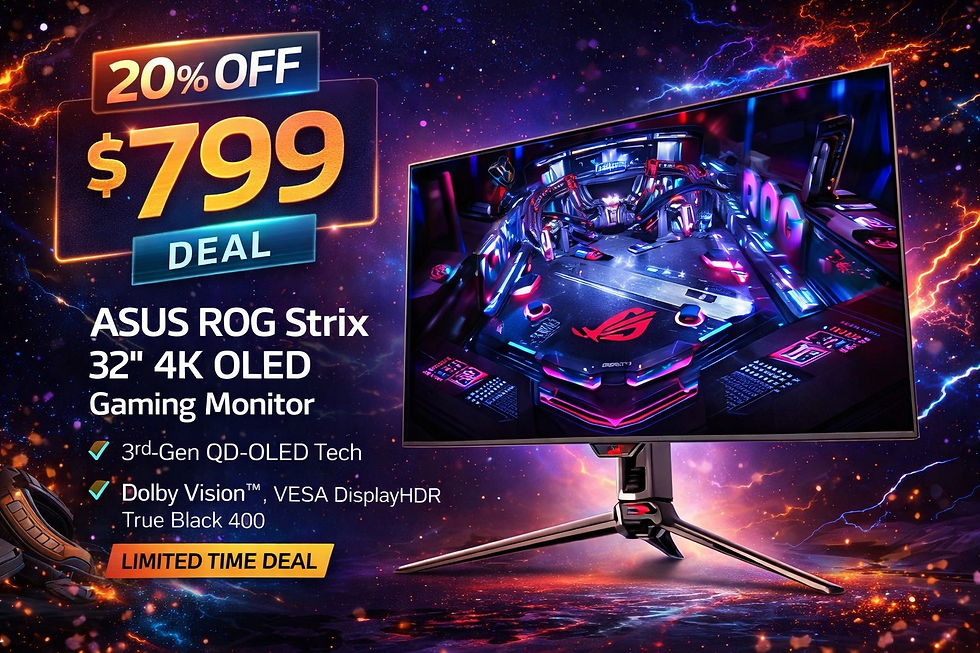 ASUS ROG Strix 32” 4K OLED Gaming Monitor