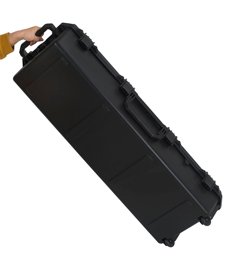 Thumbnail: MEIJIA Portable Rolling Waterproof Gun Rifle Hard Case with Wheels