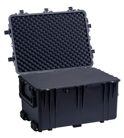 MEIJIA Waterproof Hard Case with wheels and foam,31.57