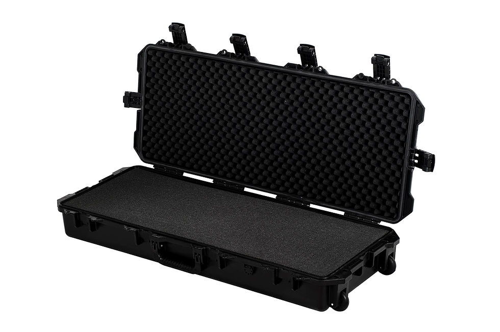 Thumbnail: MEIJIA Portable Rolling Waterproof All Weather Rifle Hard Case with Wheels