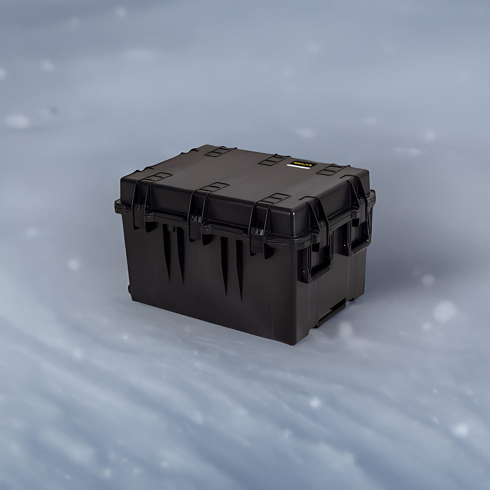 Thumbnail: Black hard case with wheels and foam