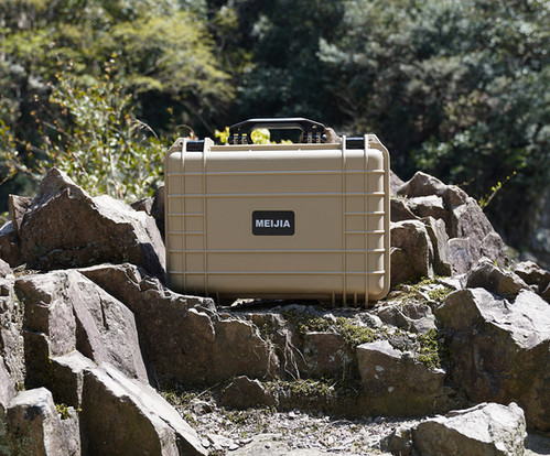 MEIJIA Portable Large Waterproof Protective Hard Case,Camera Case With Customizable Fit Foam,Elegant Black,18.5 X14.06x6.93inch - View #7