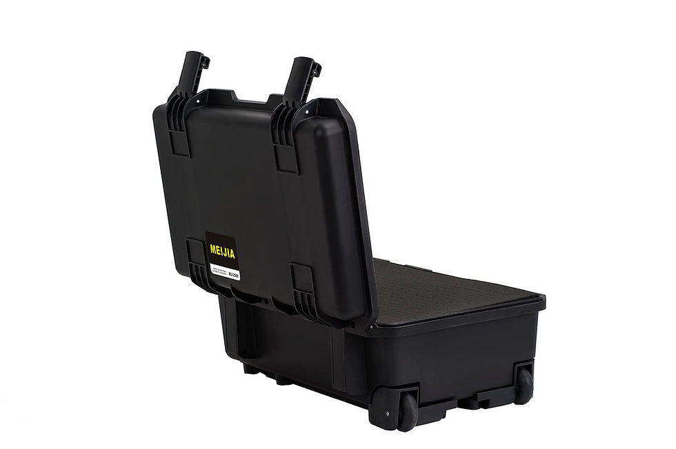 Thumbnail: Black hard case with wheels and foam