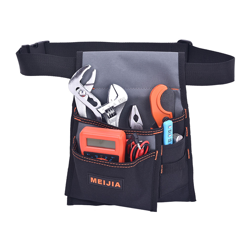 Thumbnail: MEIJIA Heavy Duty Waterproof Construction Tool Belt, Work Apron,Tool Pouch,Tool