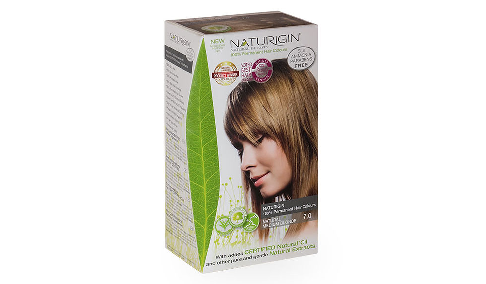Thumbnail: Naturigin 7.0 NATURAL MEDIUM BLONDE Permanent ORGANIC Hair Color Dye