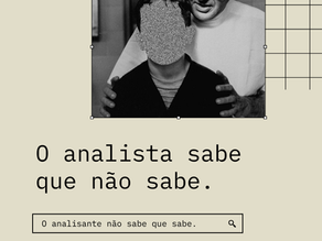 O analista sabe que não sabe, o analisante não sabe que sabe. O que isso quer dizer? A psicanalista e escritora Maria Carolina Passos explica.
