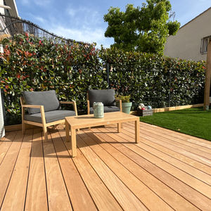 Aménagement Rez de Jardin Terrasse et Gazon 
