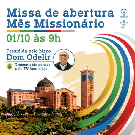 Missa no Santuário Nacional de Aparecida abre mês das missões no Brasil