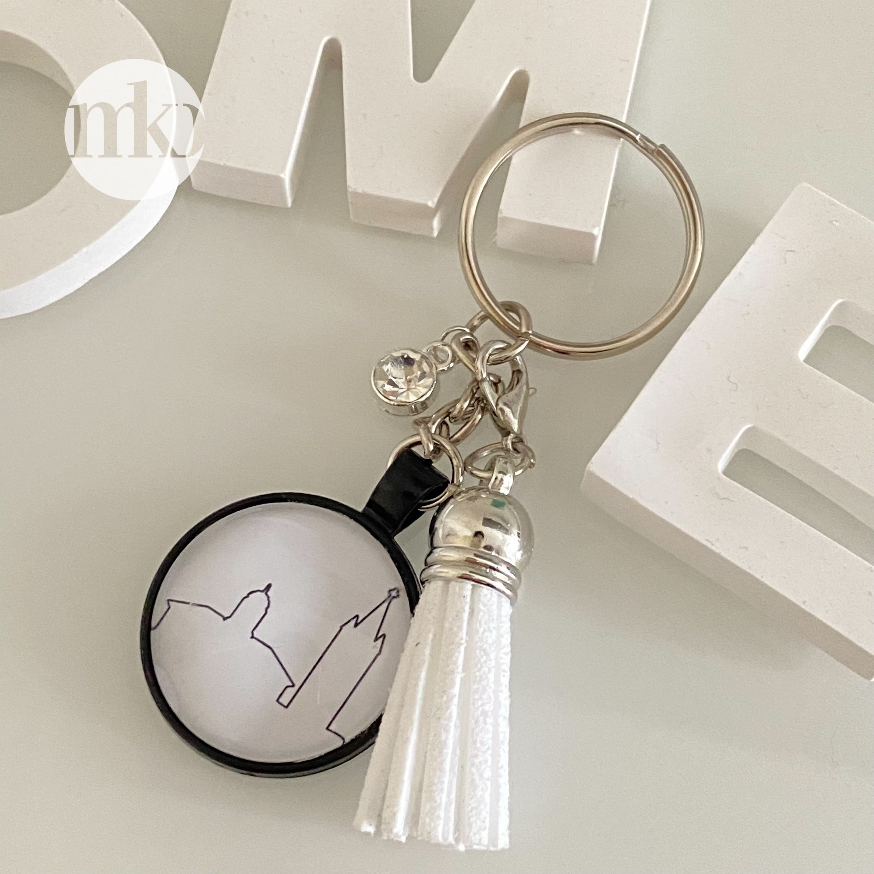 Schlüsselanhänger Menden *WEIß*