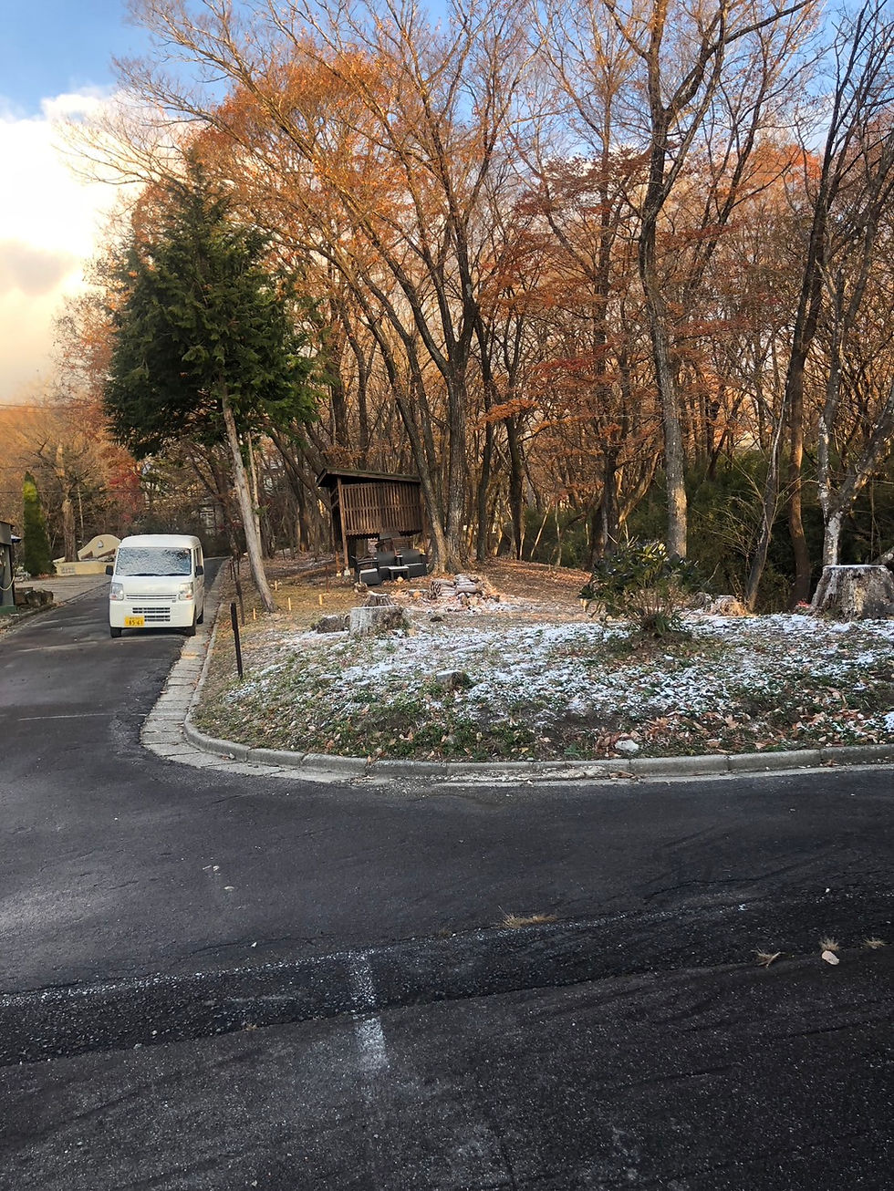 【那須便り】初雪となりました