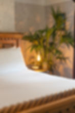 Cosy boutique hotel room blending historic and modern styles