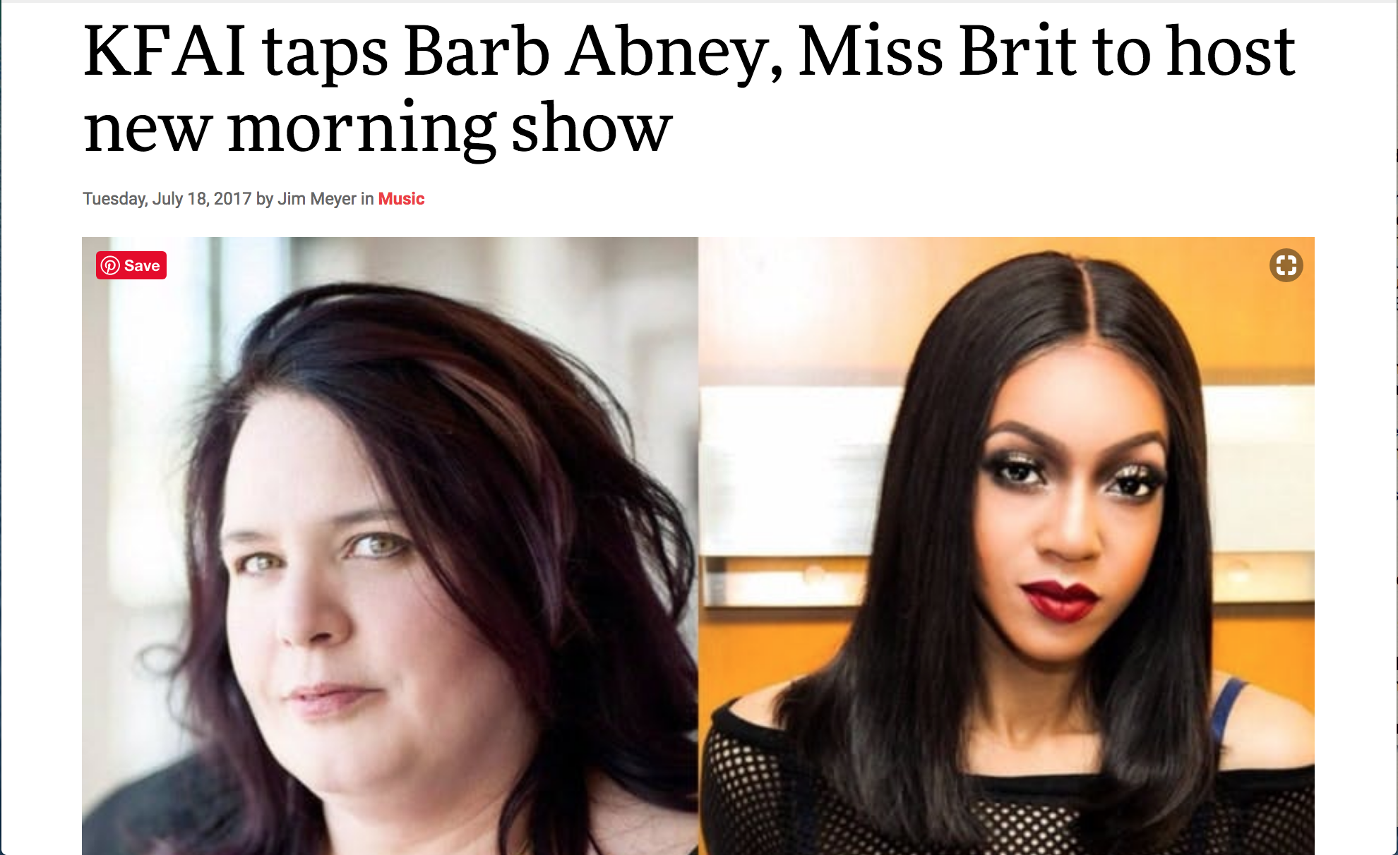 DJ Miss Brit Morning Show Radio Host