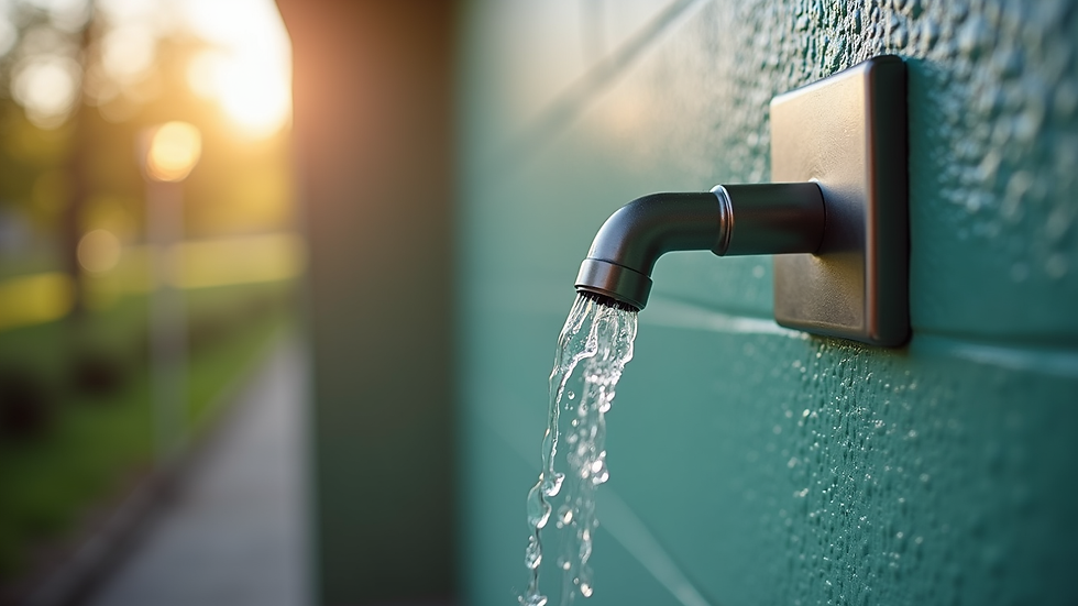 Close-up van een sanitair installateur die een waterleiding aansluit