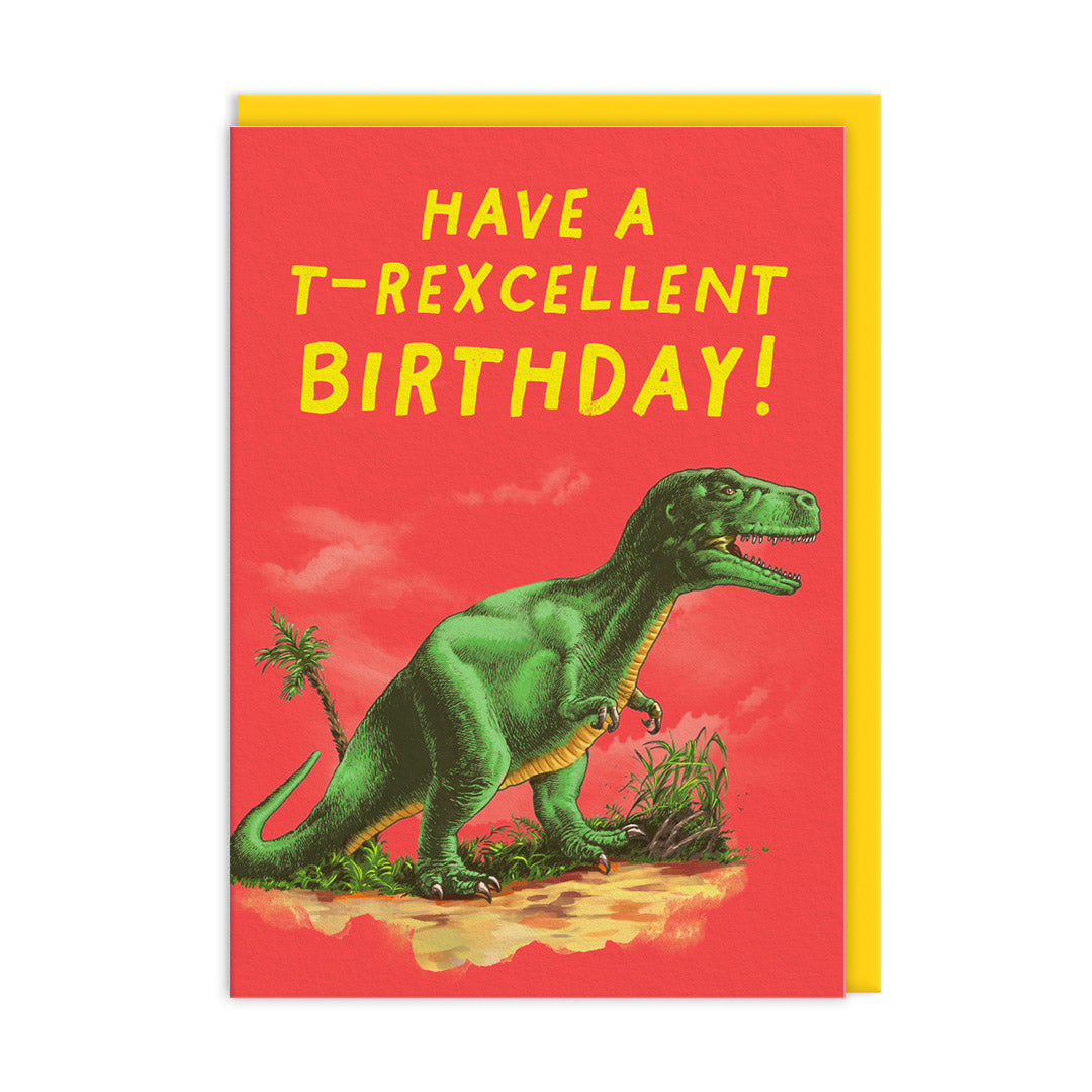 T-Rexcellent Greeting Card