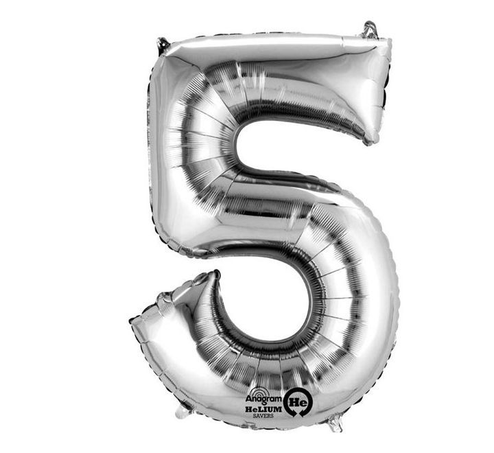 Thumbnail: 5 Number Helium Balloon