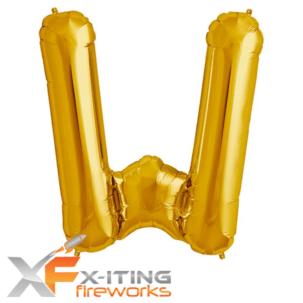 الصورة المصغرة: W Letter Helium Balloons