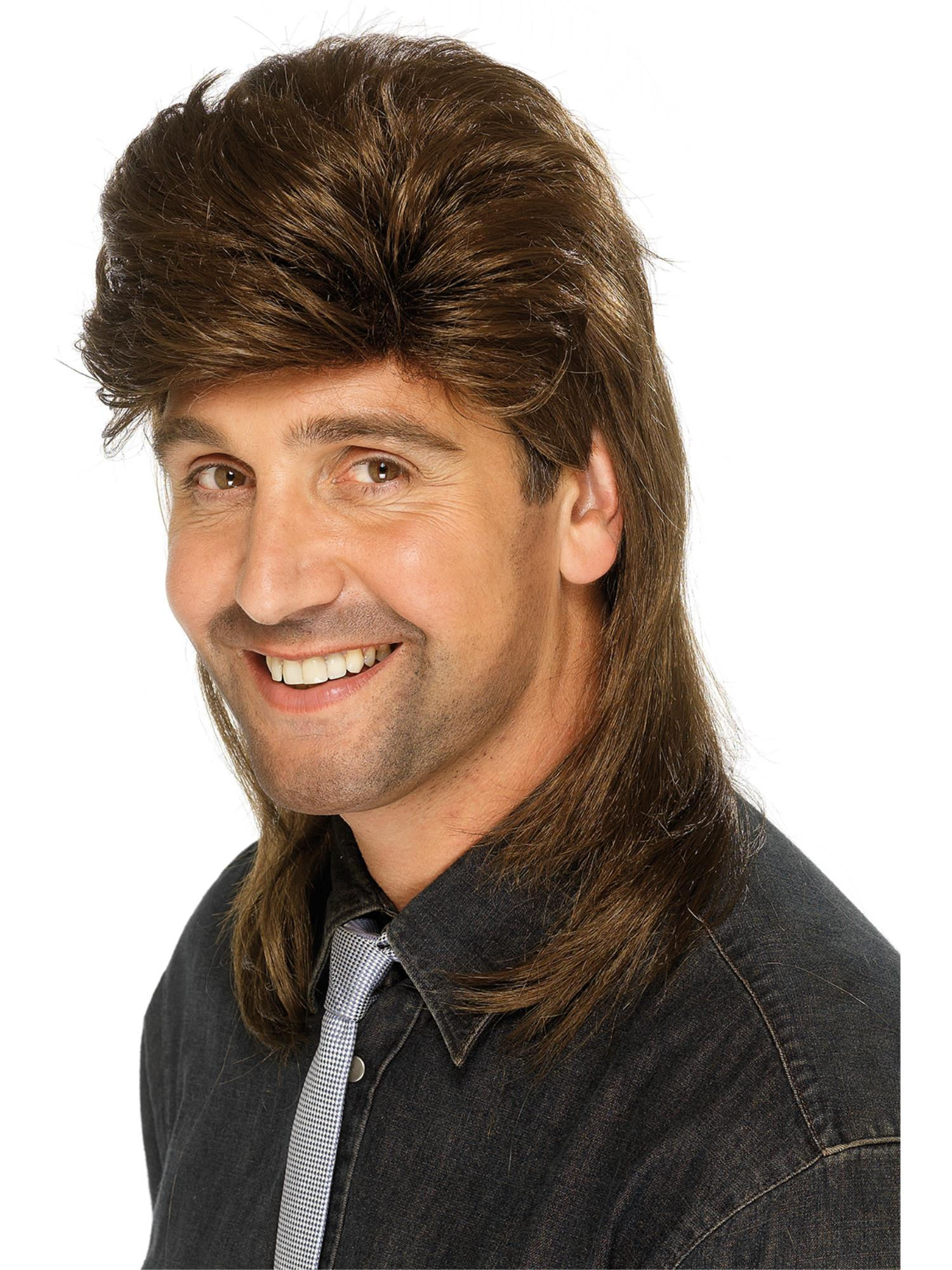 Mullet Wig Brown