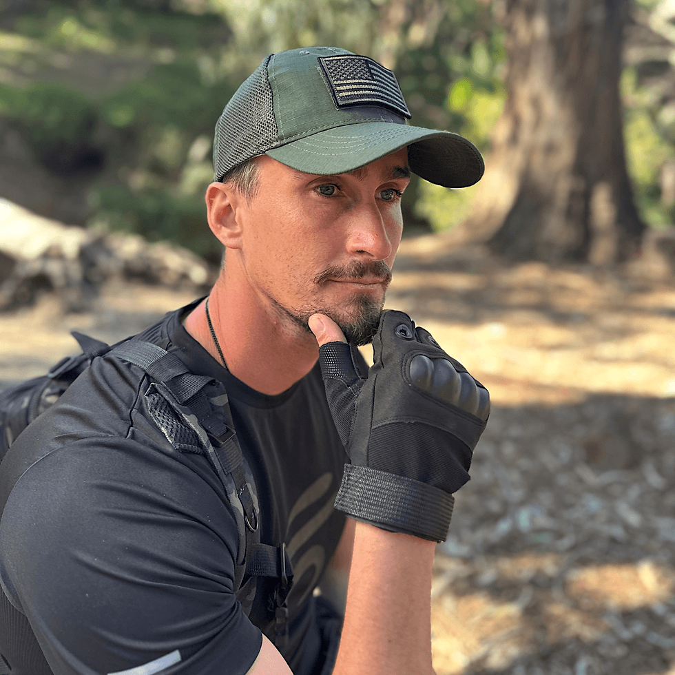Thumbnail: Tactical-Style Patch Hat with Adjustable Strap