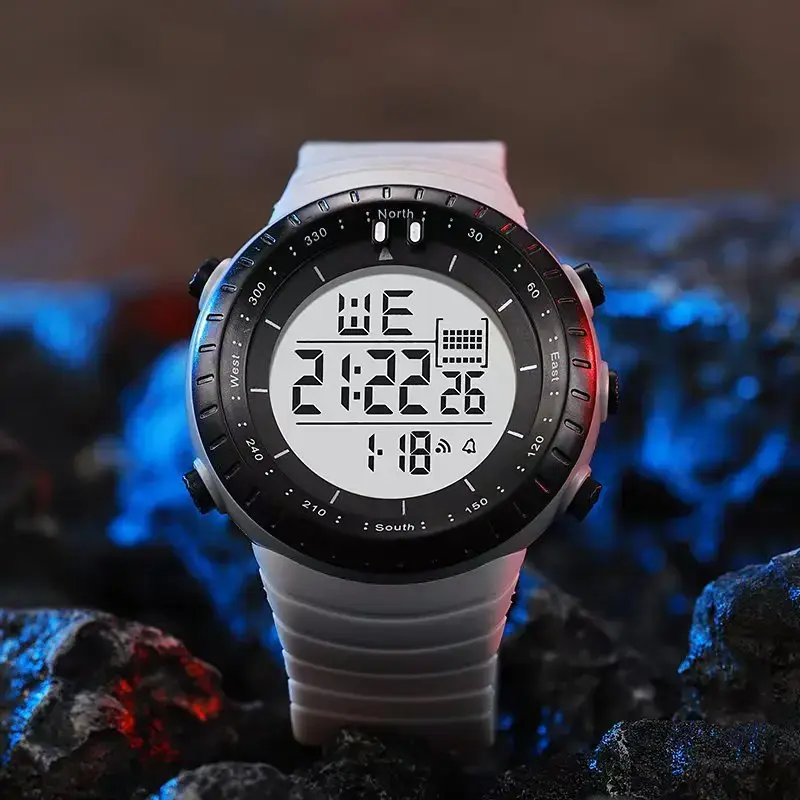 Thumbnail: Electronic Watch for Men Boys Student Teen Waterproof Alarm Clock Outdoor Sports
