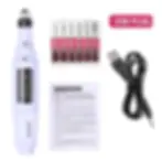 Thumbnail: LULAA Electric Nail Drill Machine Set Pedicure Grinding Equipment Mill for