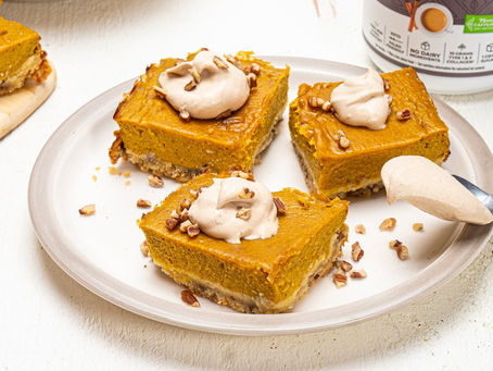 Keto Pumpkin Pie Bars