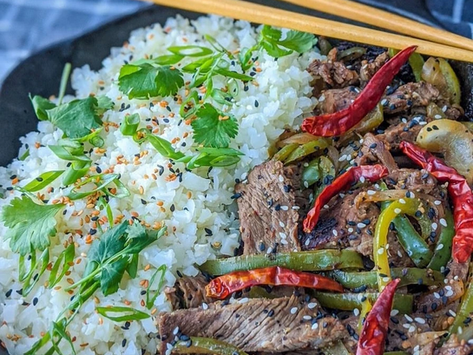 Keto Chinese Pepper Steak