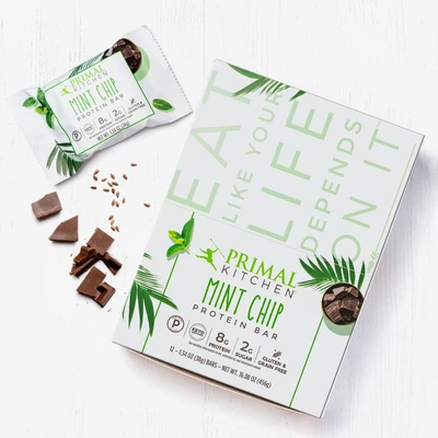 Healthy Life Selections recommends Primal Kitchen Mint Chip Protein Bar