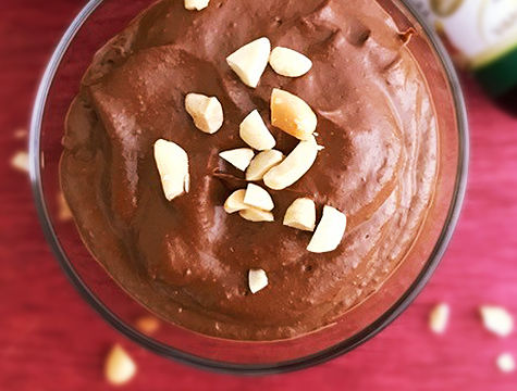 Ketogenic snacks keto friendly dessert raw cacao avocado pudding dairy free