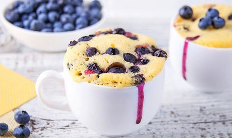 Keto Blueberry Mug Cake