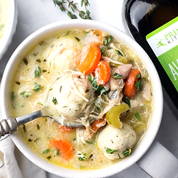 Homemade Keto Chicken and Dumplings