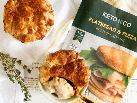 Keto Friendly Air Fryer Chicken Pot Pie